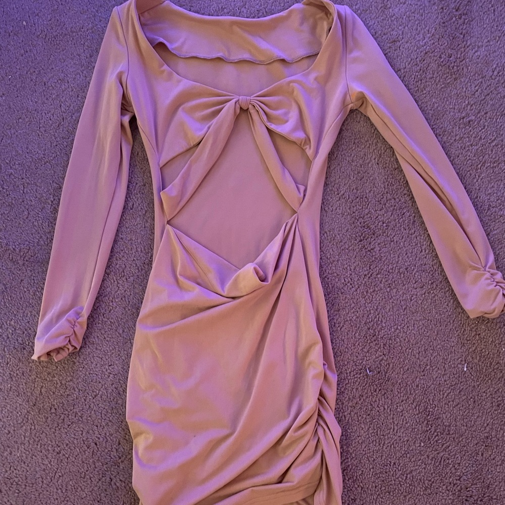 sexy open cut dress